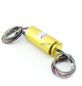 MX18091602-Multi wires electric combination fiber slip ring