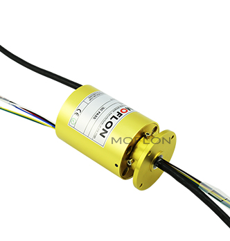 MX18100801-Customized ethernet slip ring with flange