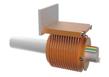 Installation for separate slip ring